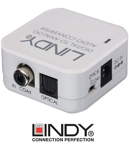 Konwerter SPDIF - 2 RCA Lindy 70408 na Arena.pl