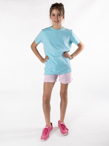 Koszulka dziecięca t-shirt bawełniany błękitny 110-116 YOCLUB na Arena.pl