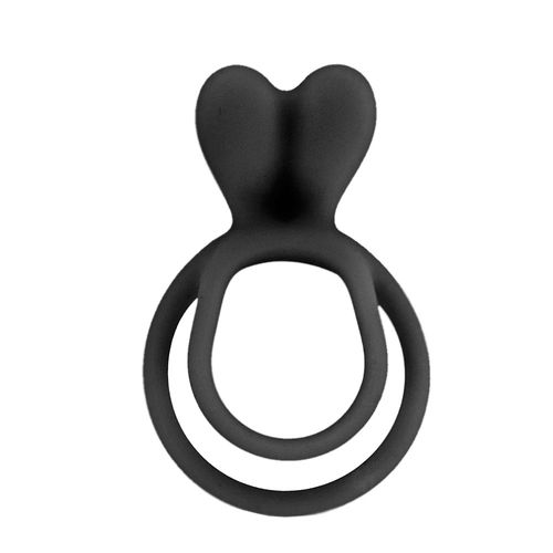 Pierścień Double Cockring Black na Arena.pl
