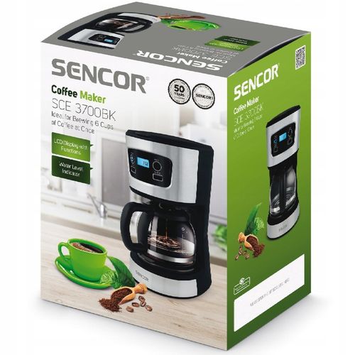 Ekspres do Kawy Przelewowy Sencor SCE 3700BK 700W na Arena.pl
