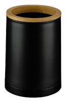 Kubek łazienkowy ESPINO czarny bambus tworzywo