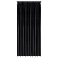 Zasłona gotowa MELANIE 125x270 czarna matowa welwet FLEX