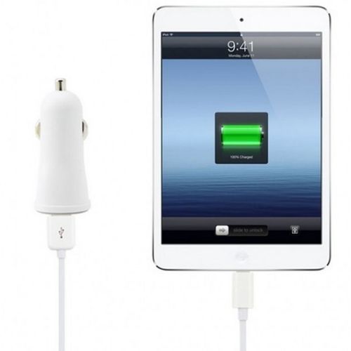 Ładowarka samochodowa USB 5V 2.4A biała na Arena.pl