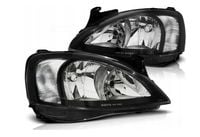 Lampy Reflektory OPEL CORSA C 00-06 BLACK DEPO