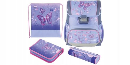 TORNISTER SZKOLNY HERLITZ LOOP PLUS MOTYLE ZESTAW PIERWSZA KLASA na Arena.pl