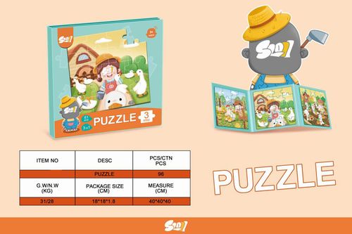 GRA I UCZ SIĘ MAGNETICZNE PUZZLE FARMA na Arena.pl