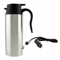 CZAJNIK Samochodowy ELEKTRYCZNY 12V Stalowy 750ml TURYSTYCZNY ZAPALNICZKI