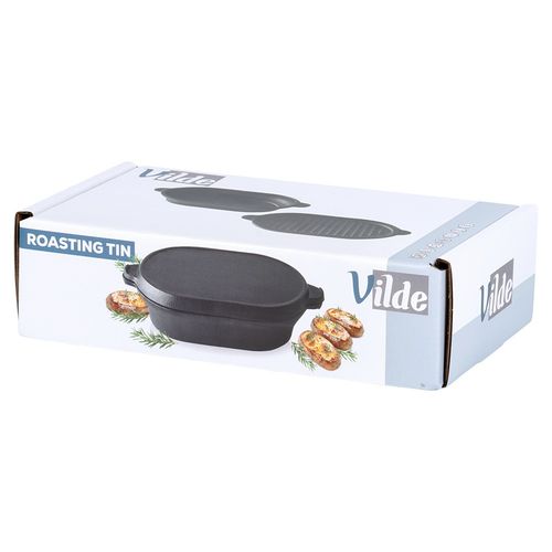 Brytfanna żeliwna z pokrywką 2w1 CAST LINE 28x16 cm, 1,2 l na Arena.pl