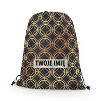 WORKO-PLECAK z Twoim imieniem Złota geometria 1 102