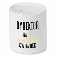 Skarbonka Prezent Dla Dyrektora Na Pięć Gwiazdek Z Nadrukiem Ze Zdjęciem