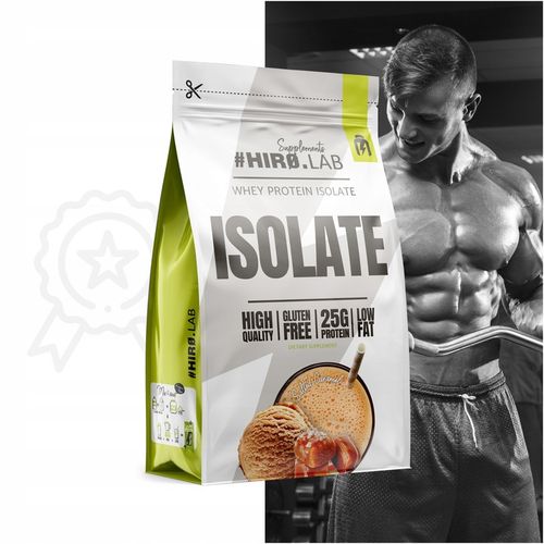 Izolat Białka BIAŁKO 700 g wpi Whey Protein Isolate Słony Karmel HIRO na Arena.pl
