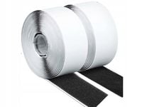 SAMOPRZYLEPNY RZEP TAŚMA ROLKA Z KLEJEM MOCNA szer. 50 mm * 5 METRÓW CZARNY