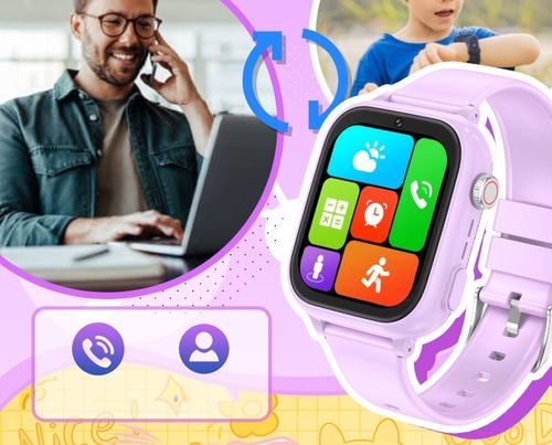 SMARTWATCH ZEGAREK DLA DZIECI 4G ROZMOWY SMS GRY ANDROID POLSKIE MENU GPS na Arena.pl