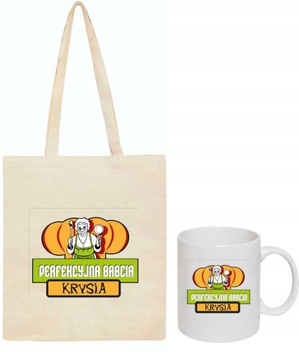 ZESTAW EKO TORBA + KUBEK NAJLEPSZA CIOCIA prezent na Arena.pl