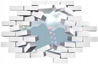 FOTOTAPETA 3D naklejka samoprzylepna widok dziura