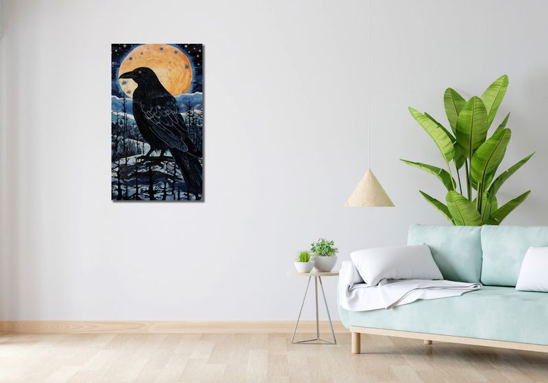 Obraz 50x90cm Kruczy Mąciciel zdjęcie 2