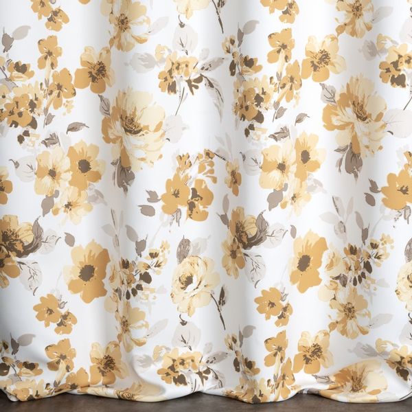 Zasłona gotowa na przelotkach CAREN 140x250 Eurofirany biało/beżowa zdjęcie 7