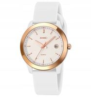 Zegarek damski analogowy pasek datownik klasyczny