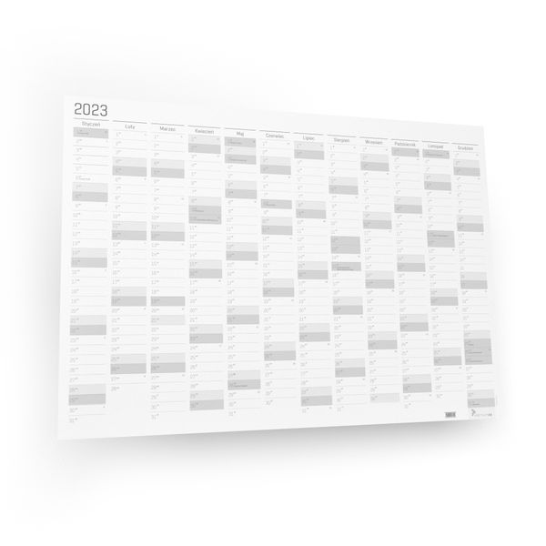 Planer Kalendarz Roczny 2023 Suchościeralny Scandi A1 Arena.pl