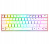 Klawiatura mechaniczna Redragon Draconic PRO K530 Brown Switch Biała