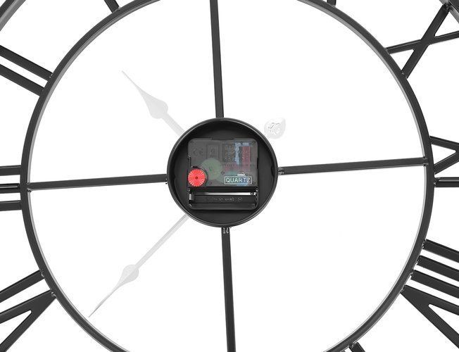 Zegar Ścienny Retro - Czarny zdjęcie 7