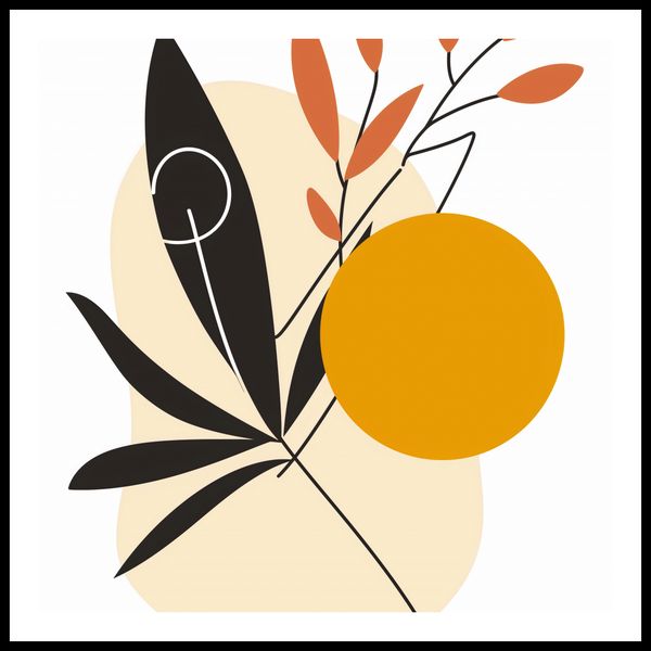 Plakat 60x60cm Jesienne Gracje zdjęcie 3