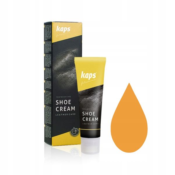 SHOE CREAM - 75 ML - NATURALNY TUBA - KAPS zdjęcie 1