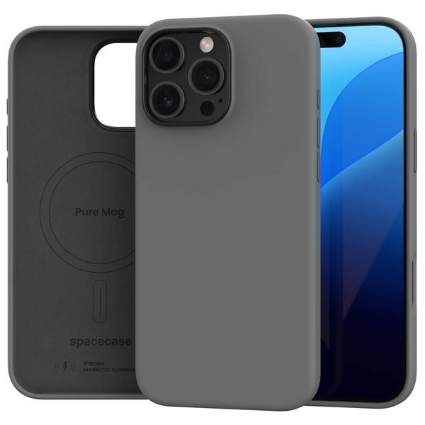Spacecase Pure Mag Iphone 16 Pro Max Gray zdjęcie 4