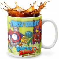 KUBEK 330ml GRAFIKA PREZENT ŚWIĘTA WZÓR - BAJKA SUPER ZINGSI + IMIĘ