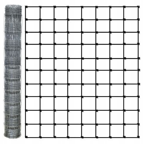 SIATKA LEŚNA 100/11/10 L rolka 25m OCYNKOWANA zając sarna dzik pole na Arena.pl