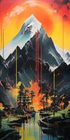 Plakat 50x100cm Górska Alchemia