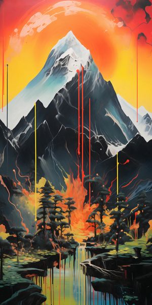 Plakat 50x100cm Górska Alchemia zdjęcie 1