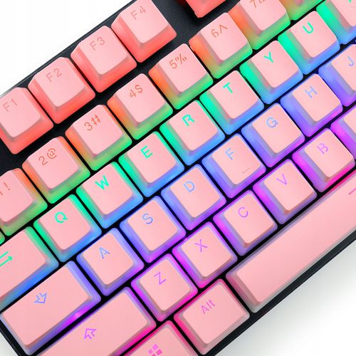 Keycaps Redragon PBT Doubleshot keycaps (różowe) na Arena.pl