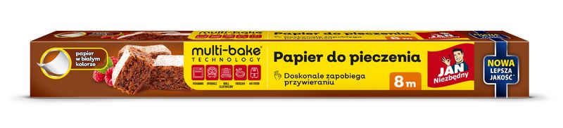 JAN NIEZBĘDNY Papier do pieczenia Multi-Bake Technology - 8 metrów zdjęcie 1