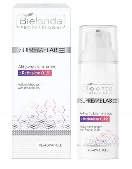 Bielenda Professional RE-ADVANCED Aktywny krem na noc z Retinalem 0,1% 50ml zdjęcie 1
