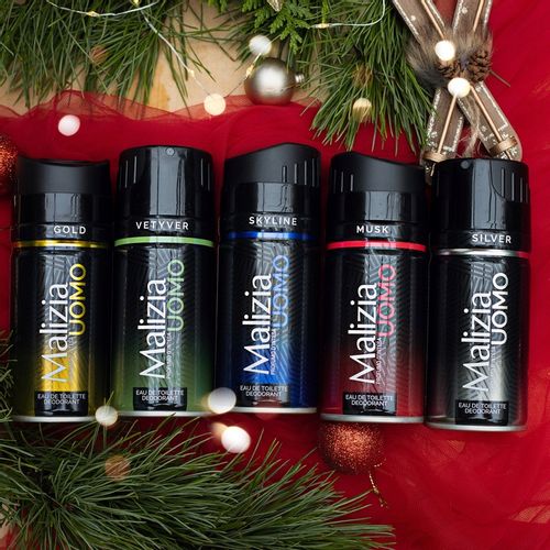 MALIZIA włoski dezodorant męski GOLD 150 ml na Arena.pl