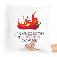 Poduszka Poszewka Dla Chrzestnego Na Prezent Z Nadrukiem Ze Zdjęciem