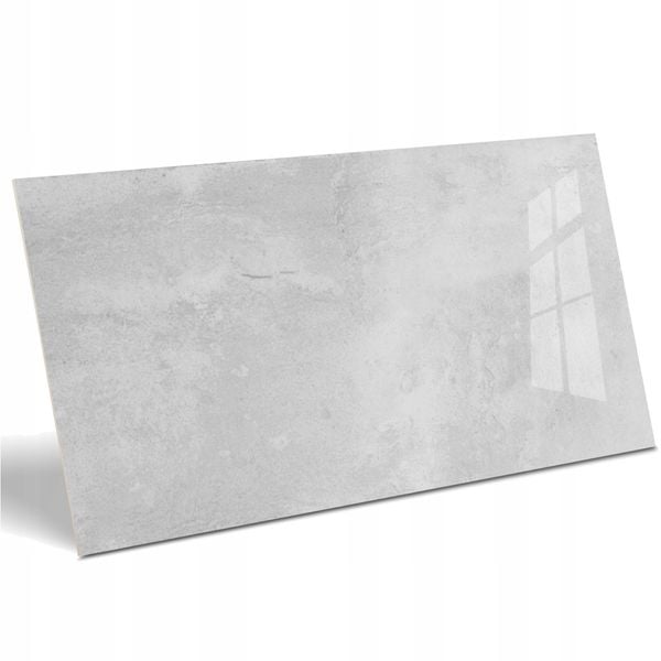 PŁYTKI CERAMICZNE ŚCIENNE ŁAZIENKOWE KUCHENNE SZARY GRES POLER POŁYSK 30x60 zdjęcie 8