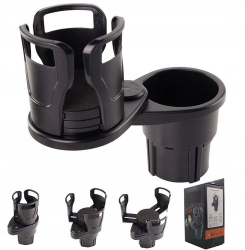 Uchwyt do samochodu na kubek napoje kawę butelkę picie organizer cup holder na Arena.pl