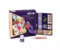 Zestaw do wyklejania obrazu 3D w ramce, Kwiaty - Romans