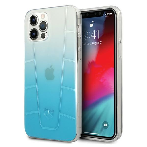 Etui Mercedes do iPhone 12, iPhone 12 Pro, Niebieski zdjęcie 1