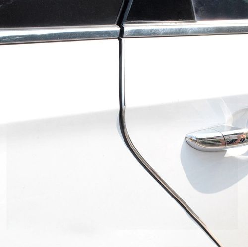 LISTWA OZDOBNA TAŚMA CHROM NA GRILL RANT DRZWI OSŁONA KRAWĘDZI SREBRNA 5 M na Arena.pl