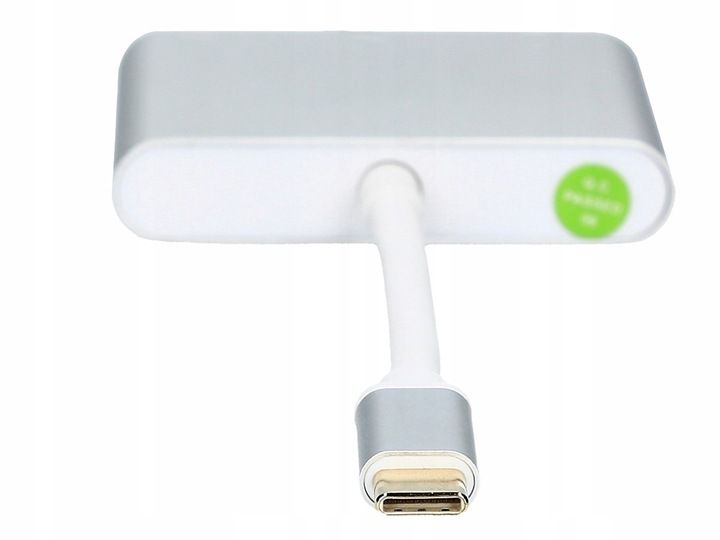 ADAPTER USB C HDMI+USB 3.0+PD 4K HUB MacBook 3w1 zdjęcie 2