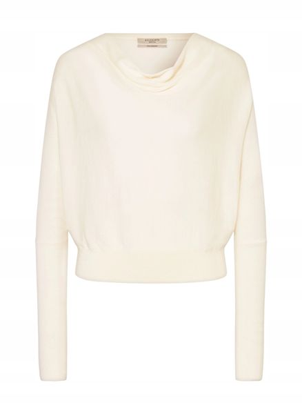ALLSAINTS Sweter RIDLEY Kremowy rozmiar M zdjęcie 1