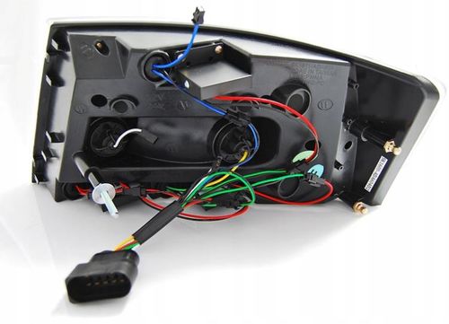 LAMPY DIODOWE DO AUDI A6 C6 SEDAN OD 2004 DO 2008 Roku BLACK LED 7PIN na Arena.pl