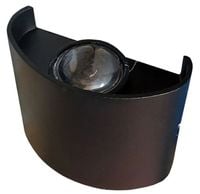 Kinkiet lampa wisząca LED elewacyjny metalowa AT84-1KL-Black