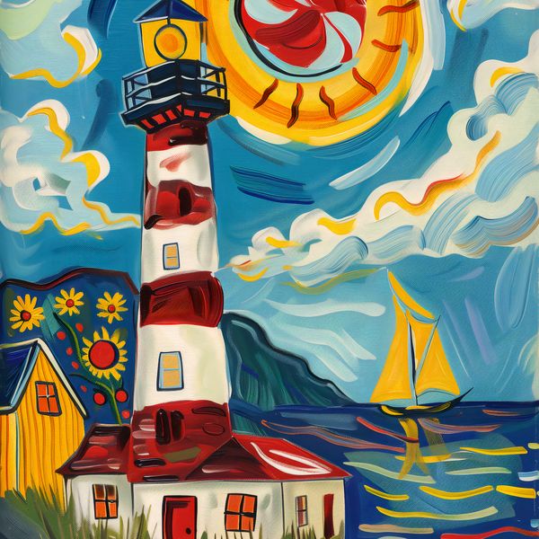 Plakat 80x80cm Żywa Przystań zdjęcie 1