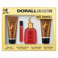 Dorall Collection - zestaw upominkowy kosmetyków Hot damsel w pudełku 4el.