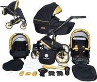 Wózek Dziecięcy Uczio Gold zestaw 3w1 złoty BabeBoss