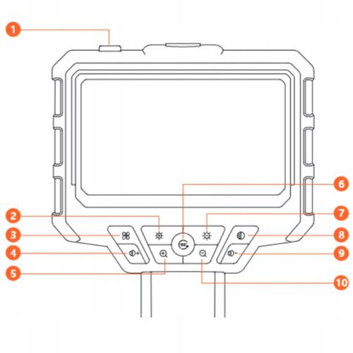 KAMERA INSPEKCYJNA WARSZTATOWA ENDOSKOP BOROSKOP IP67 DO RUR 5m LCD 4,3'' na Arena.pl